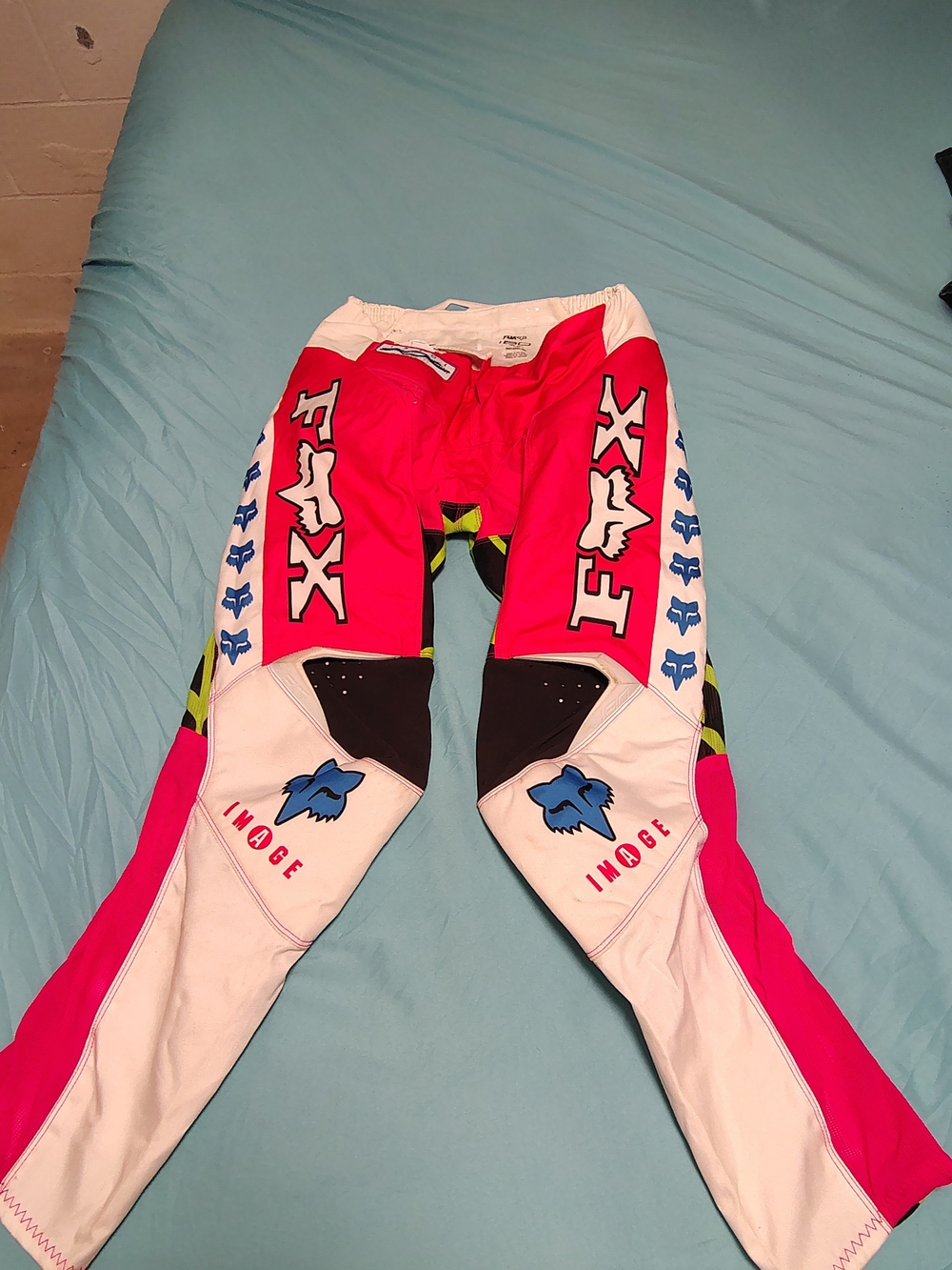 Fox Motocross Pants Pink & Black Waist 34